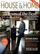 《House & Home》加拿大版時尚家居設計雜志2011年11月號