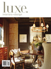《LUXE interiors + design 》欧美版室内设计杂志2011年秋季号