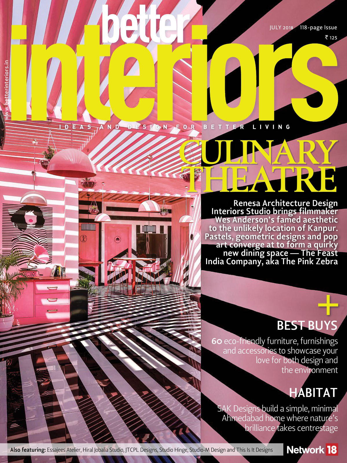 《Better Interiors》印度版时尚家居杂志2018年07月号