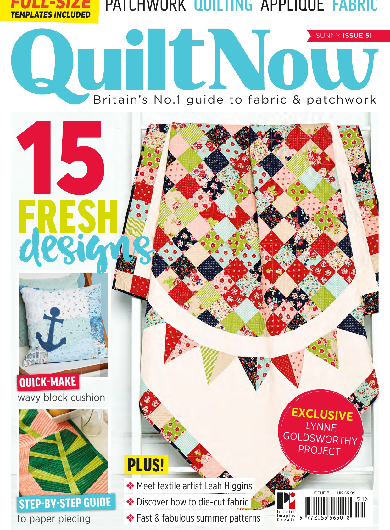 《Quilt Now》英国版时尚拼布杂志2018年06月号