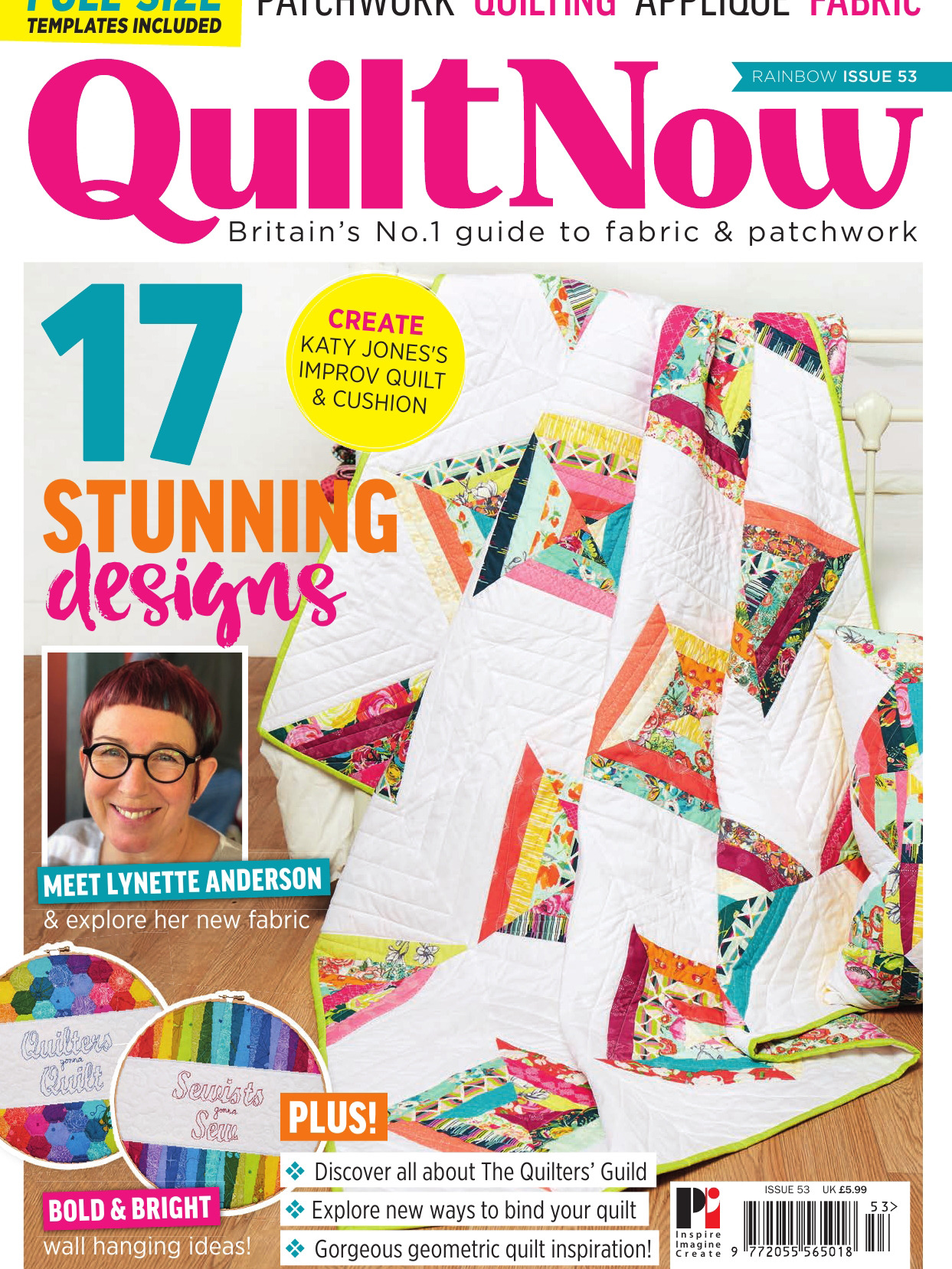 《Quilt Now》英国版时尚拼布杂志2018年08月号