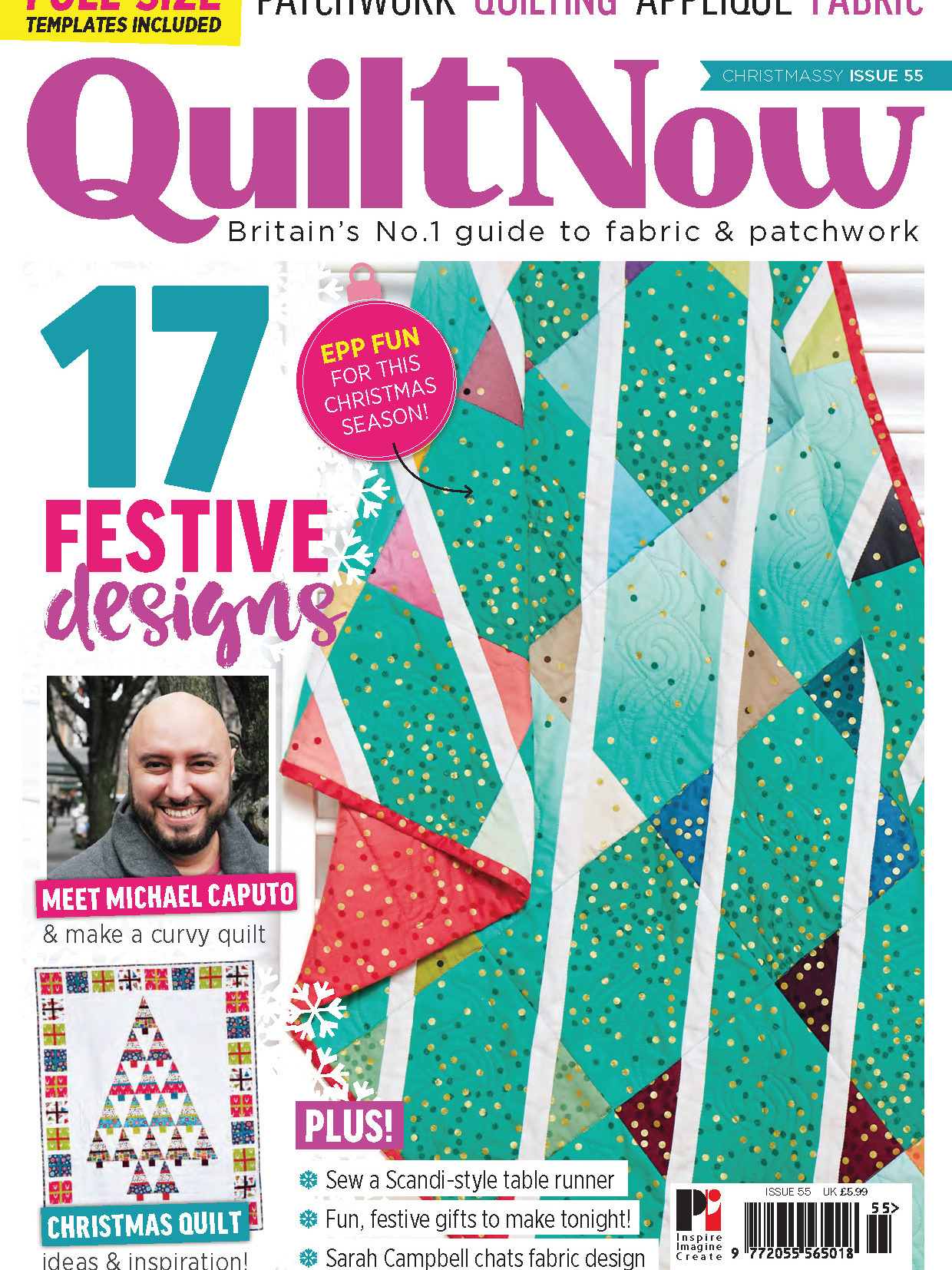 《Quilt Now》英国版时尚拼布杂志2018年10月号
