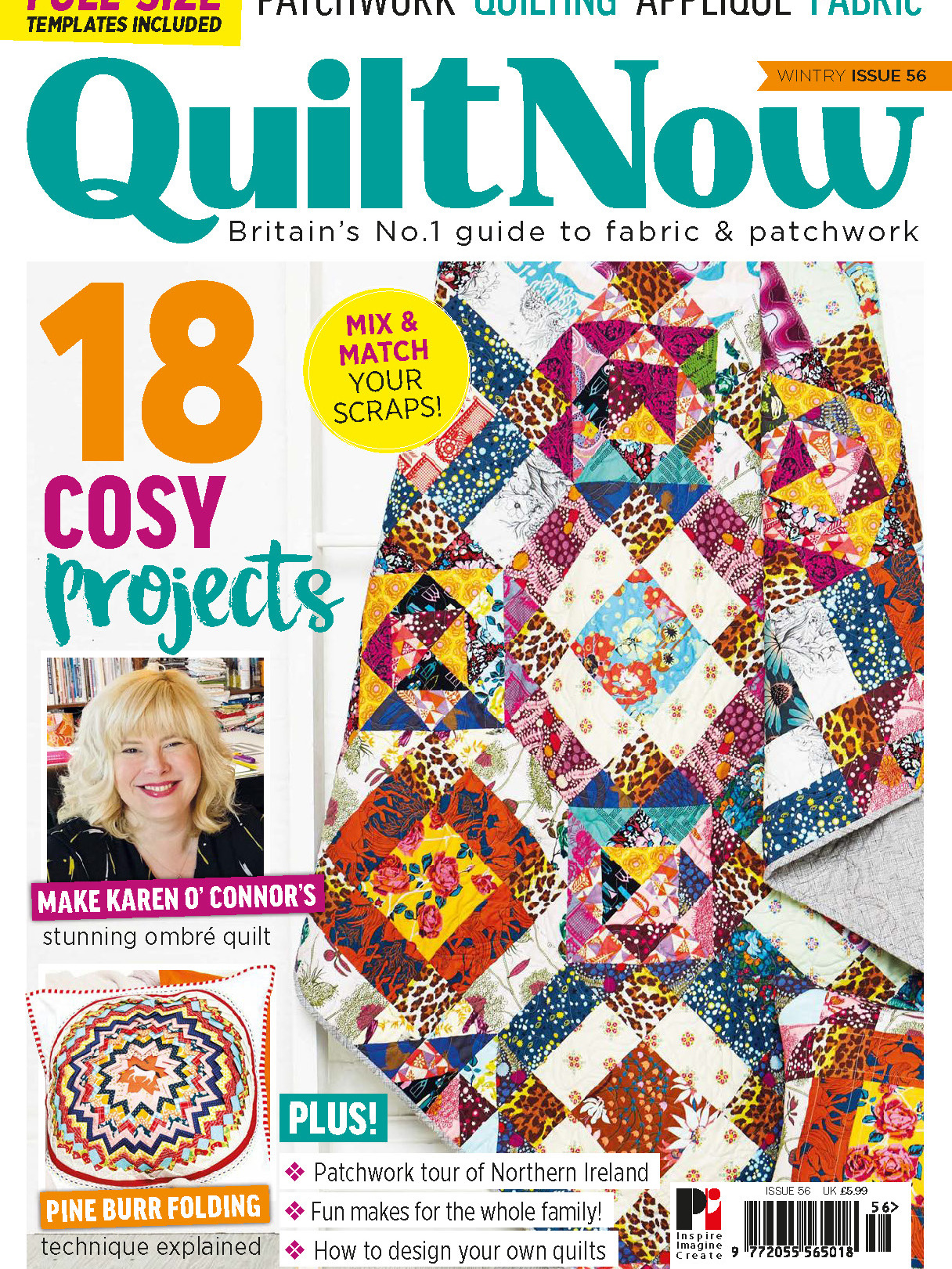 《Quilt Now》英国版时尚拼布杂志2018年11月号