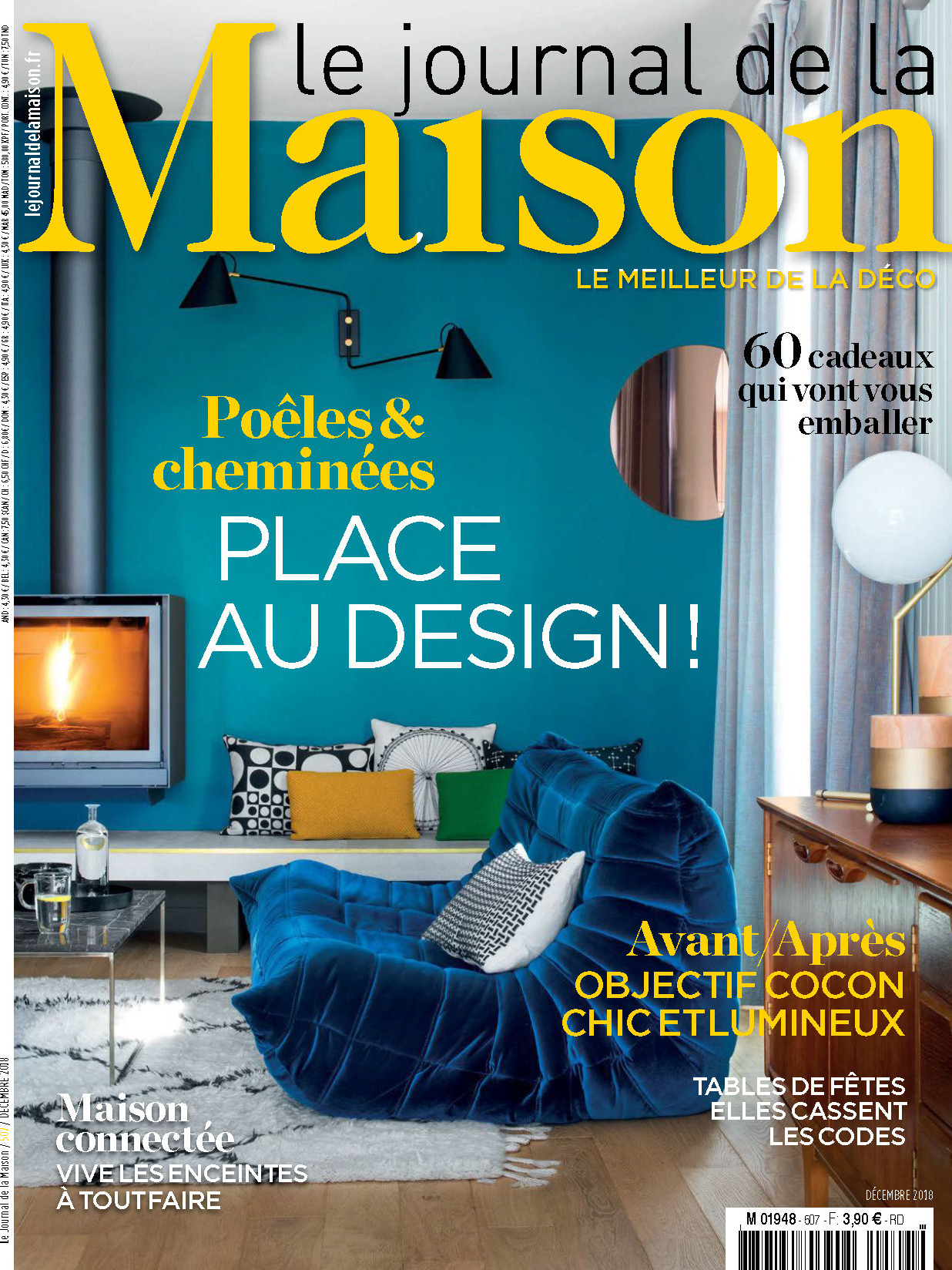 《Le Journal de la Maison》法国版室内装饰设计杂志2018年12月号
