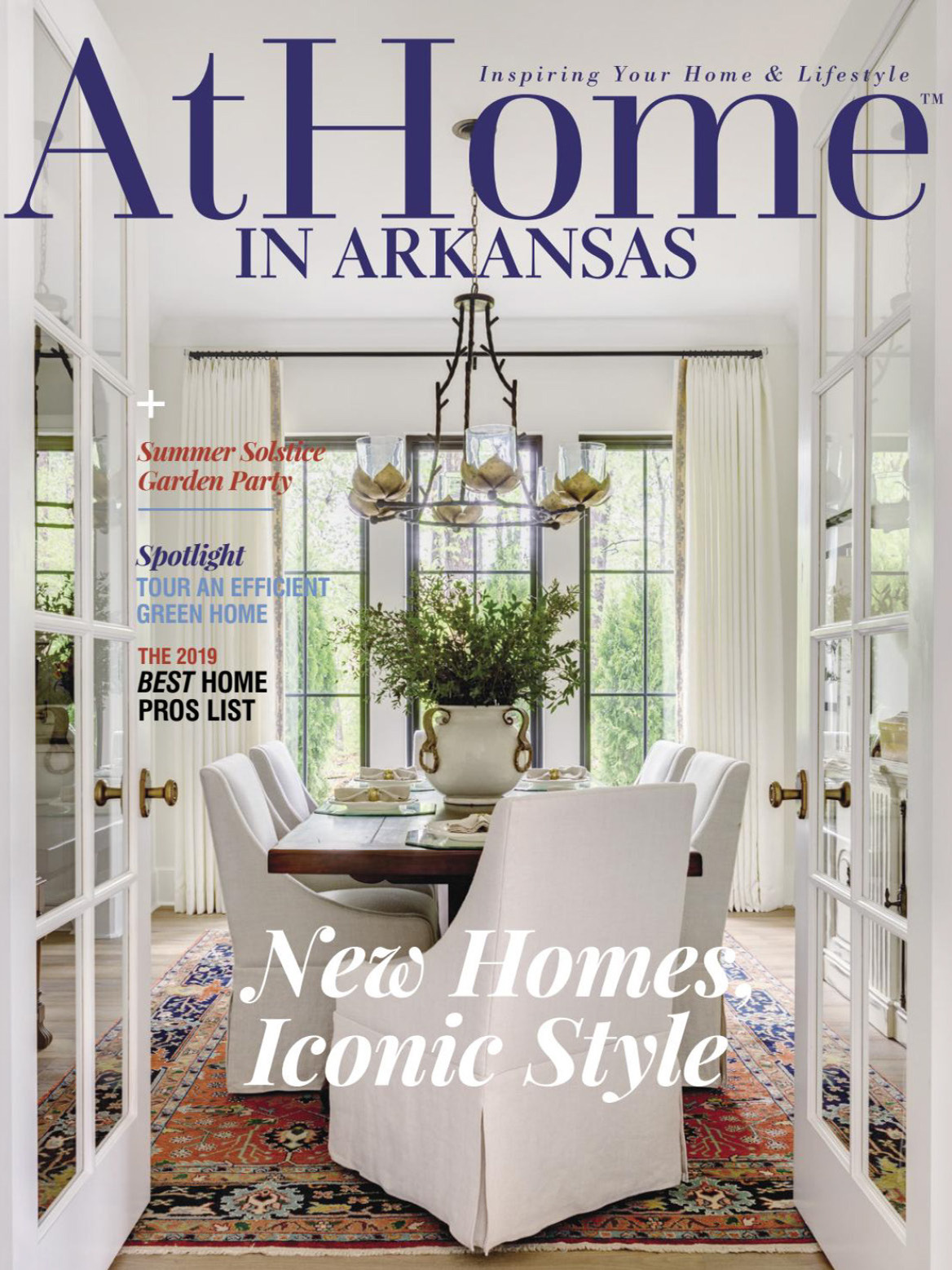 《At Home In Arkansas》美国室内时尚杂志2019年06月号