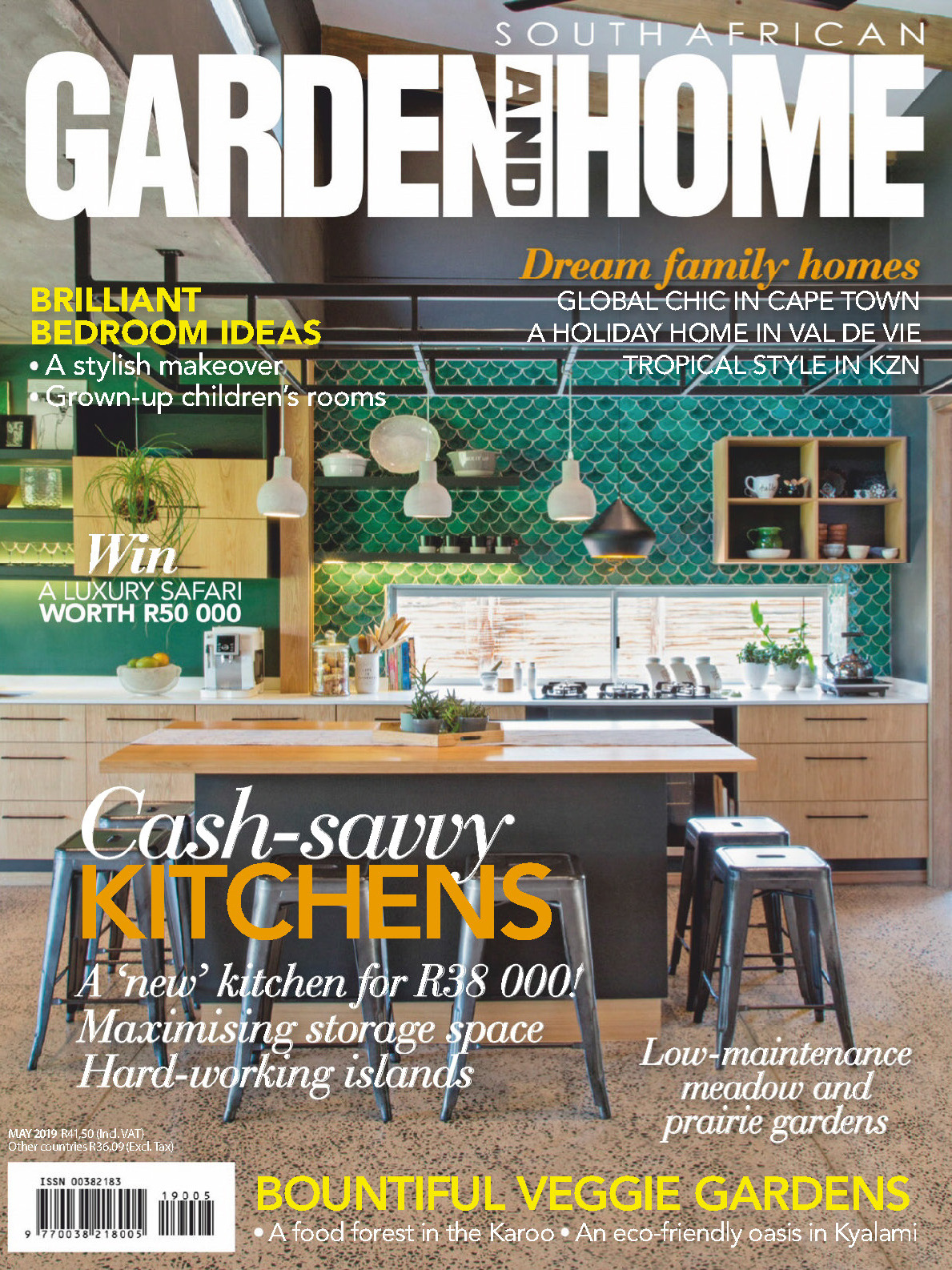 《Garden and Home》南非版时尚家居杂志2019年05月号