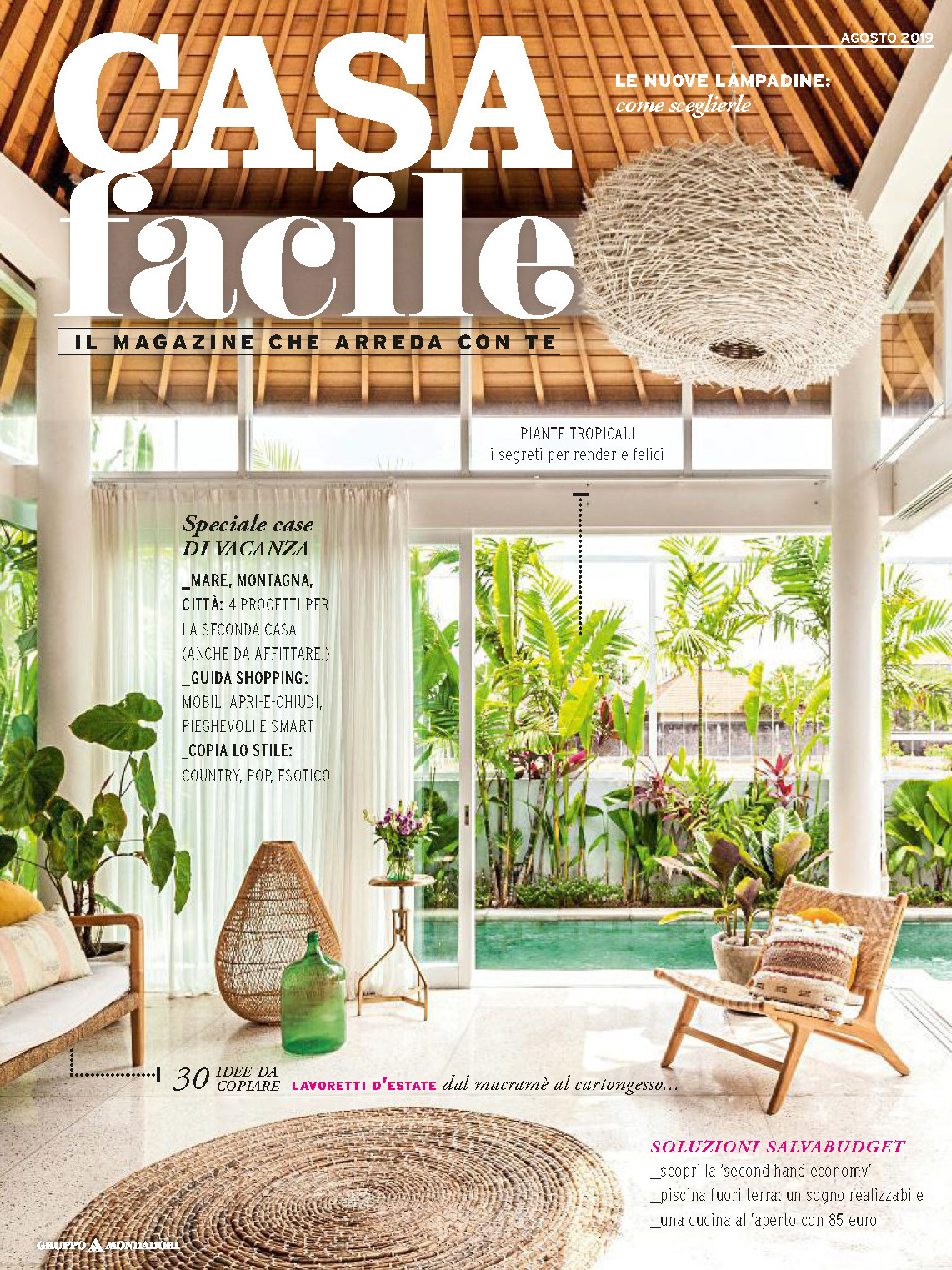 《Casa Facile》意大利家居空间装饰艺术杂志2019年08月号