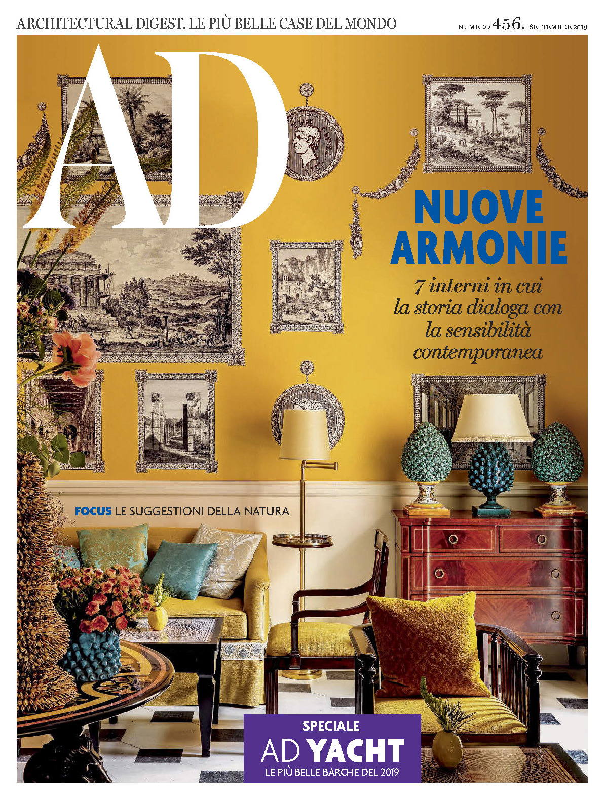 《AD》意大利版室内室外设计杂志2019年09月号