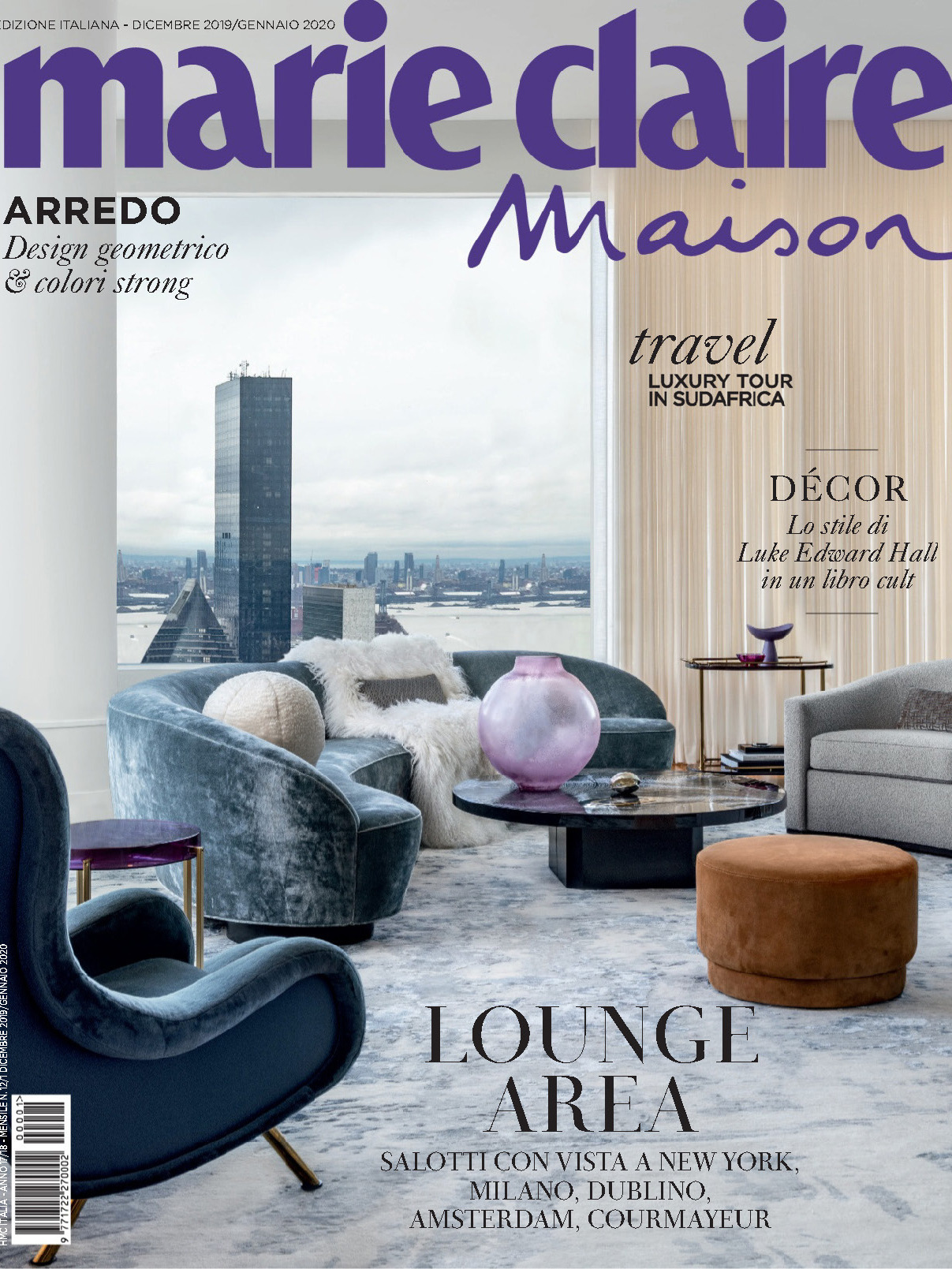 《Marie Claire maison》意大利版时尚室内设计杂志2019年12年-2020年01月号