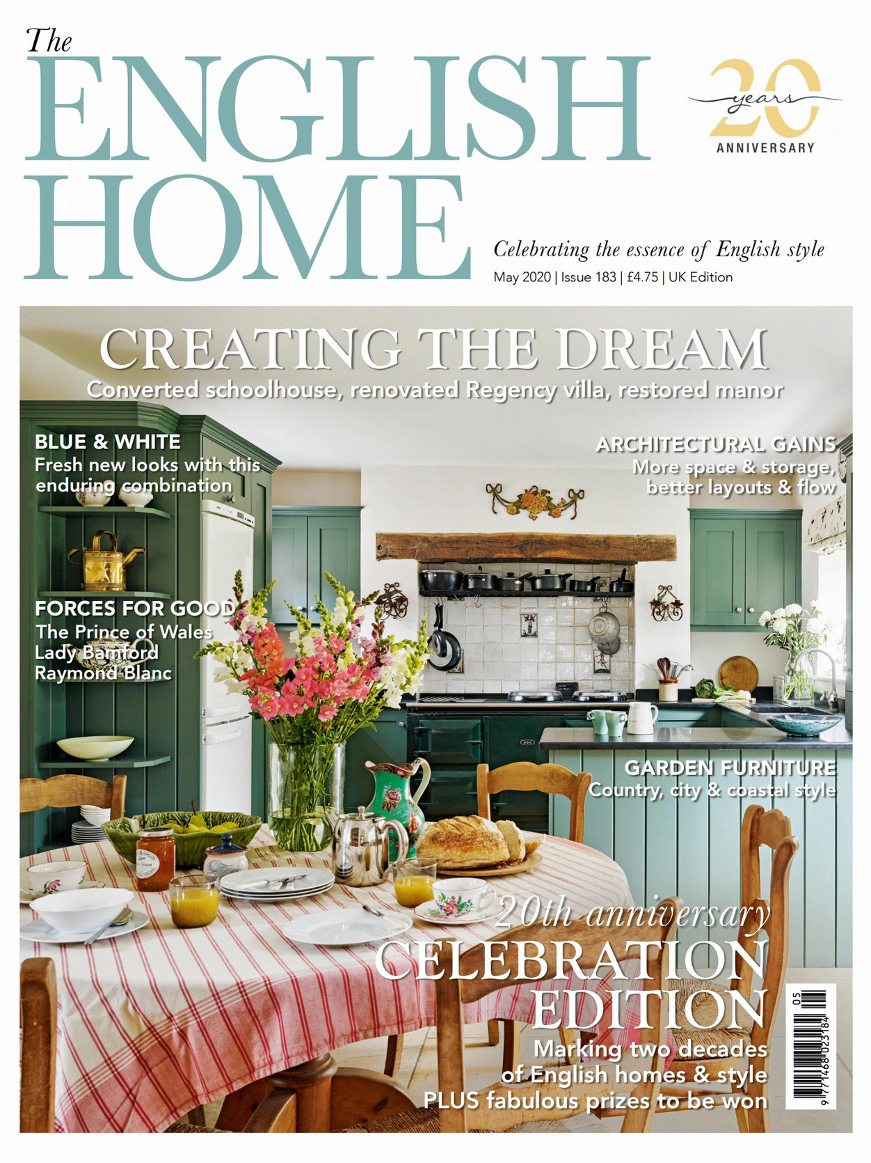 《The English Home》英国版时尚家居杂志2020年05月号