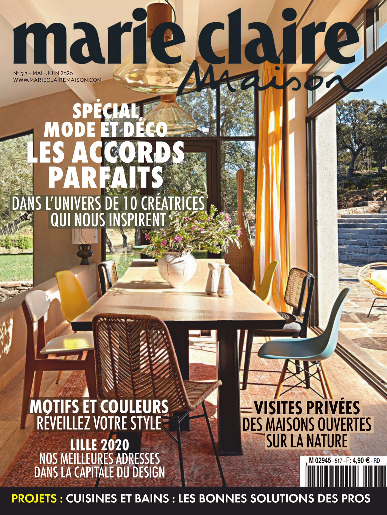 《Marie Claire maison》法国版时尚室内设计杂志2020年05-06月号
