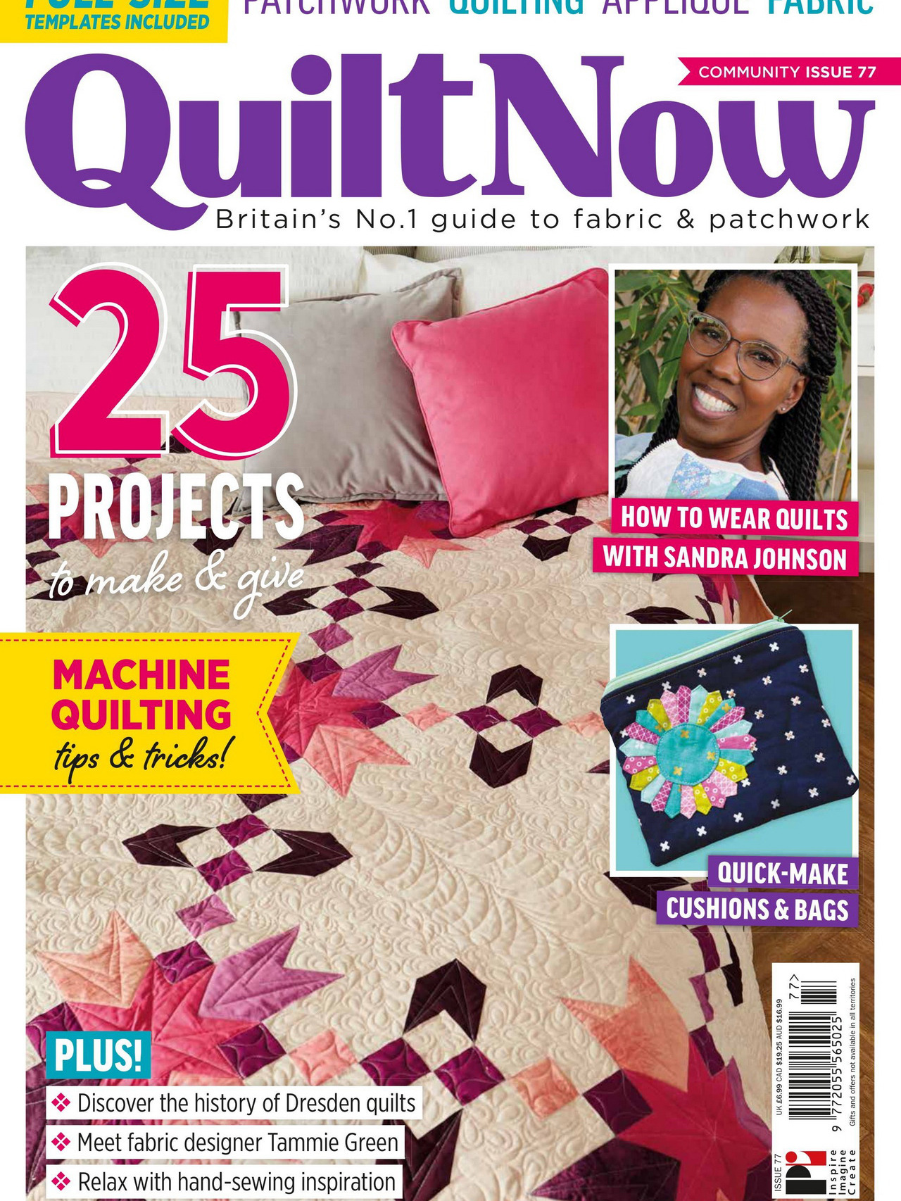 《Quilt Now》英國版時尚拼布雜志2020年07月號