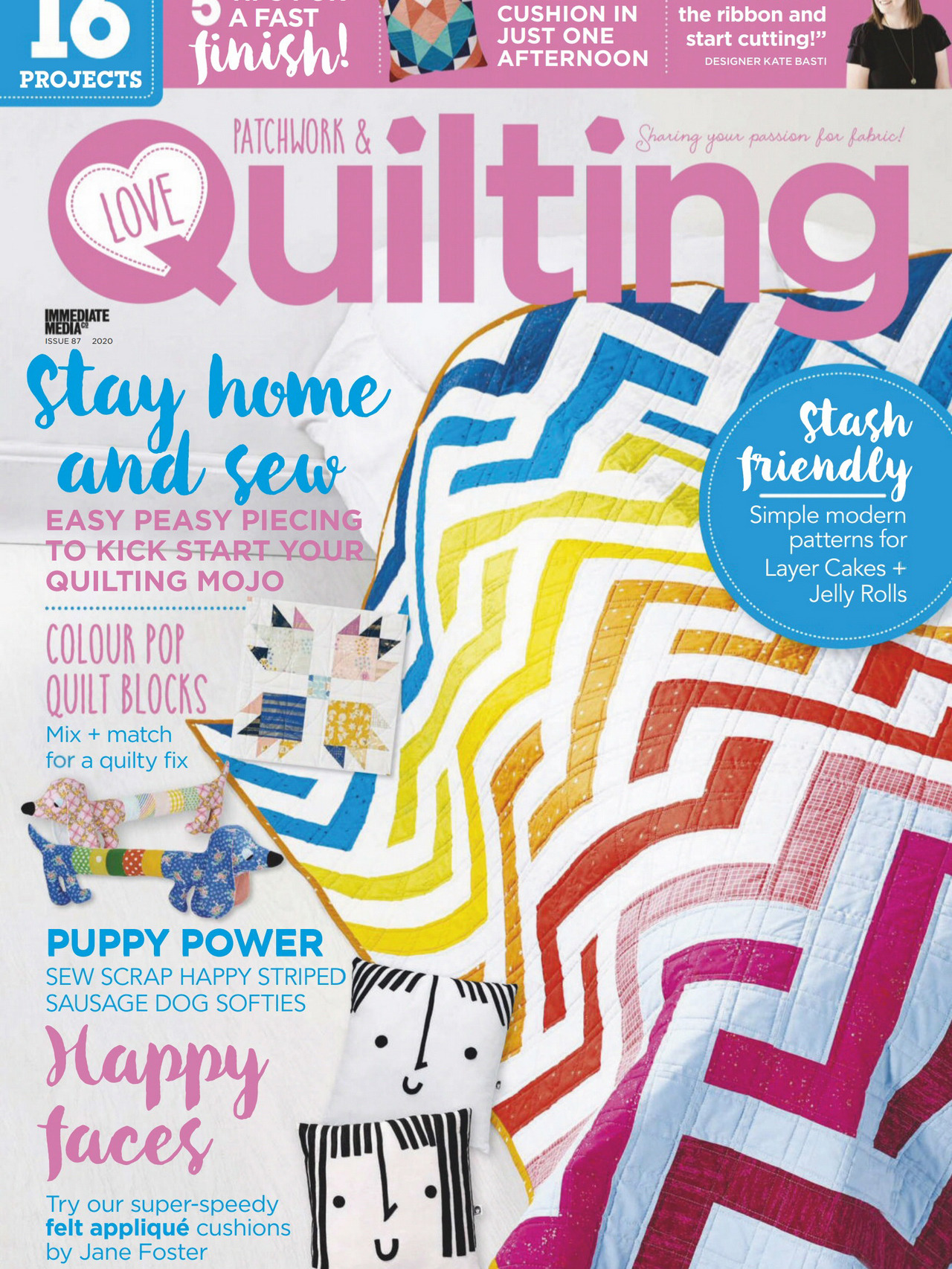 《Love Patchwork & Quilting》英国版时尚拼布杂志2020年07月号