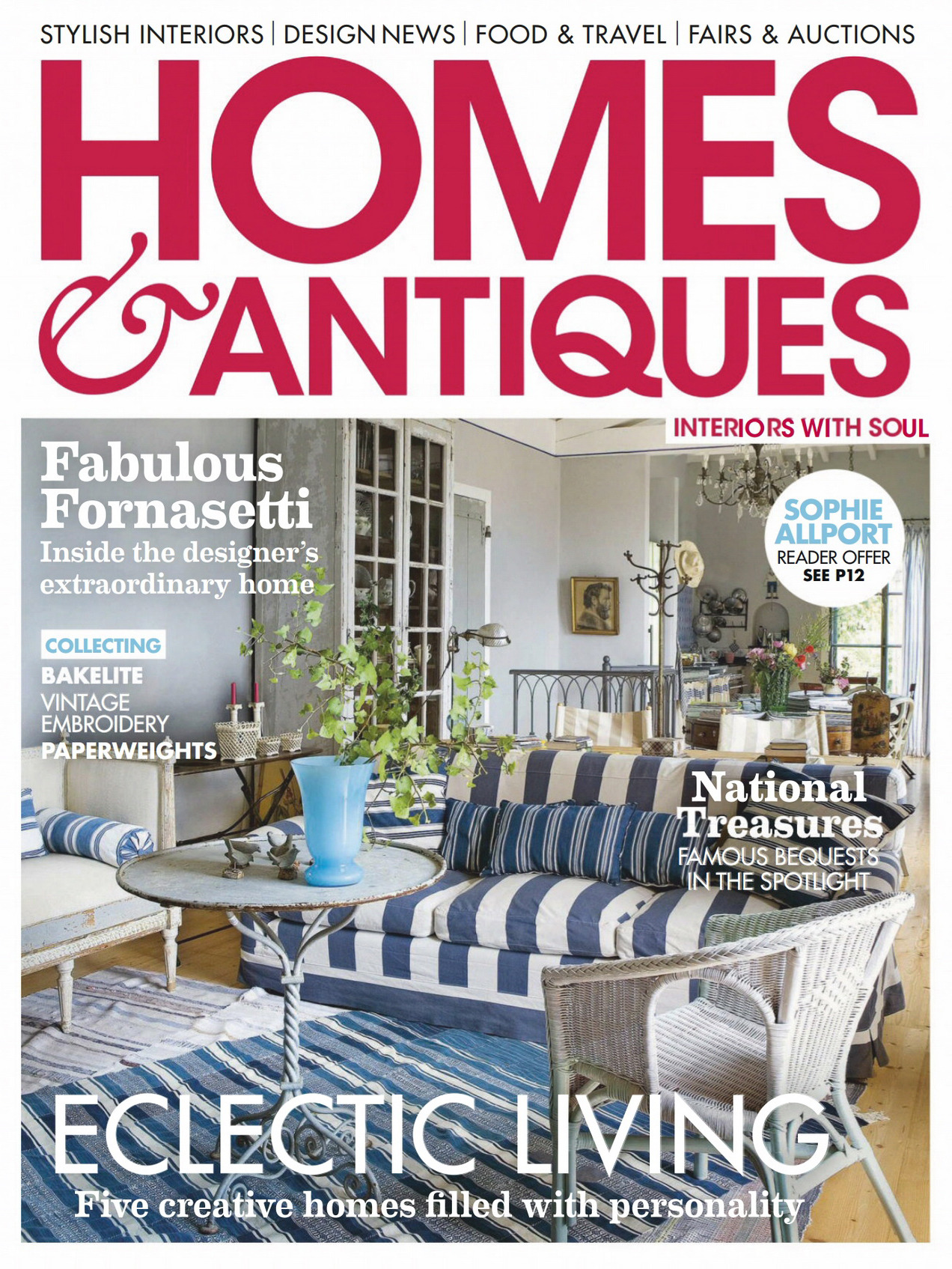 《Homes & Antiques》英国版时尚家居杂志2020年08月号