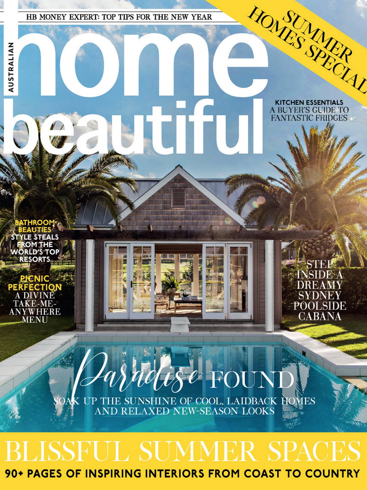 《Home Beautiful》澳大利亚版家纺杂志2020年12月-2021年01月号