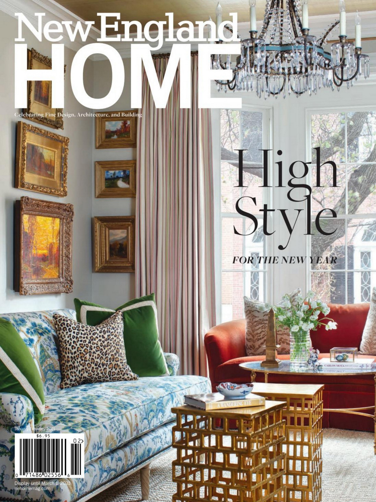 《New England Home》美国室内时尚杂志2021年01-02月号
