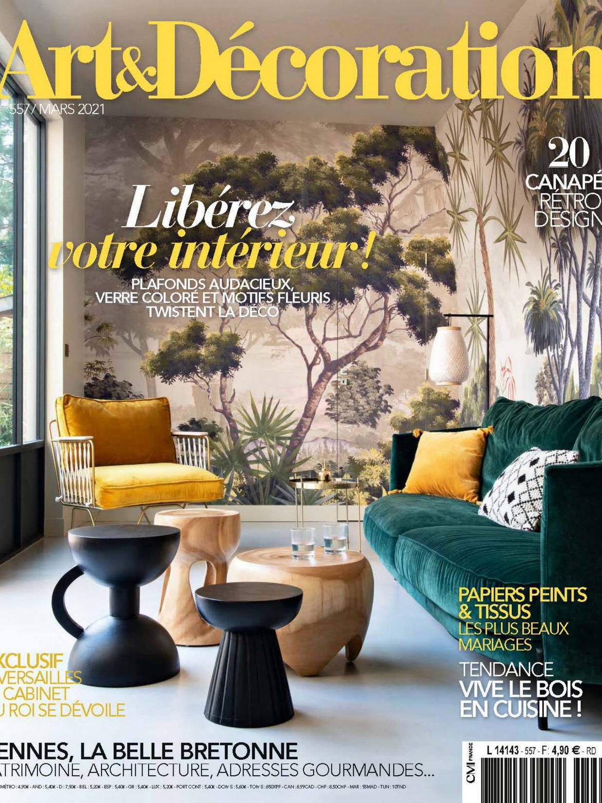 《Art&Decoration》法国版室内装饰设计杂志2021年03月号