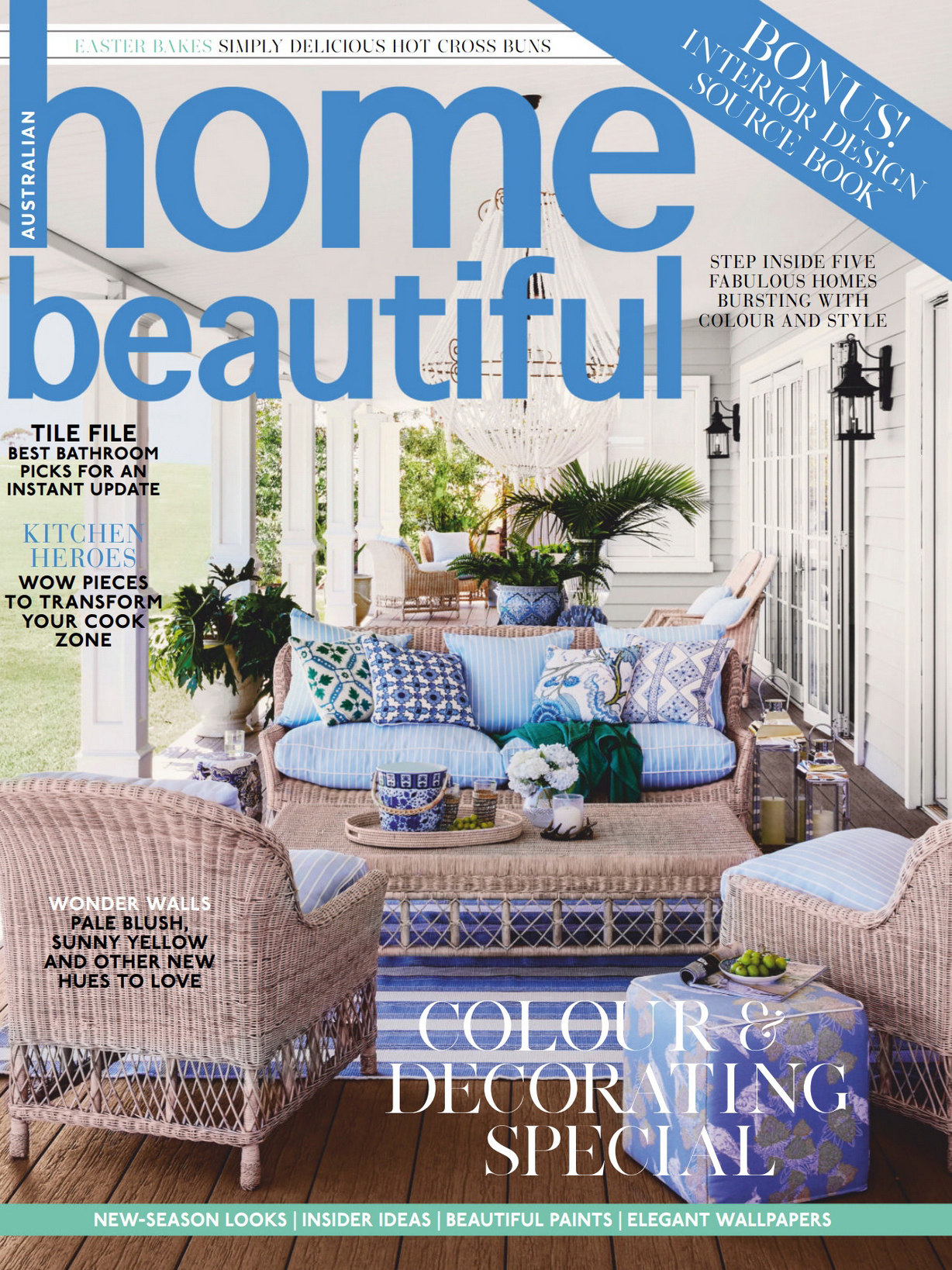 《Home Beautiful》澳大利亚版家纺杂志2021年04月号