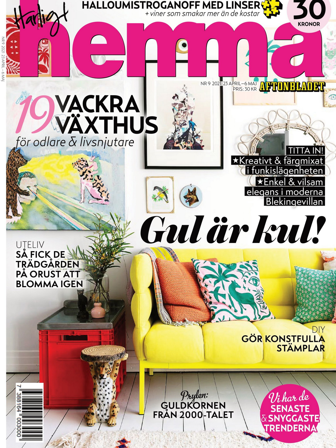 《Harligt Hemma》瑞典时尚家居设计杂志2021年04-05月号