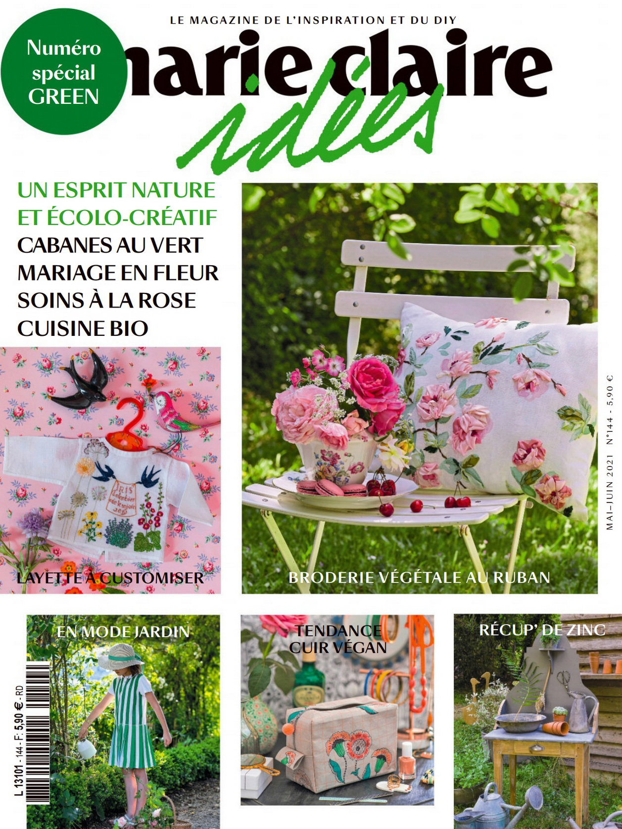 《Marie Claire Idees》法国版时尚综合杂志2021年05-06月号