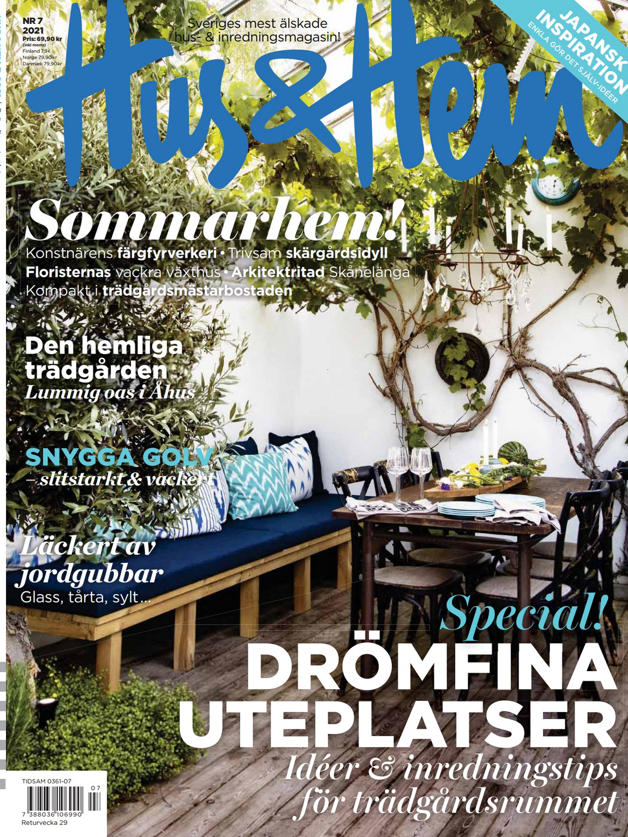 《Hus & Hem》瑞典室内设计趋势杂志2021年07月号