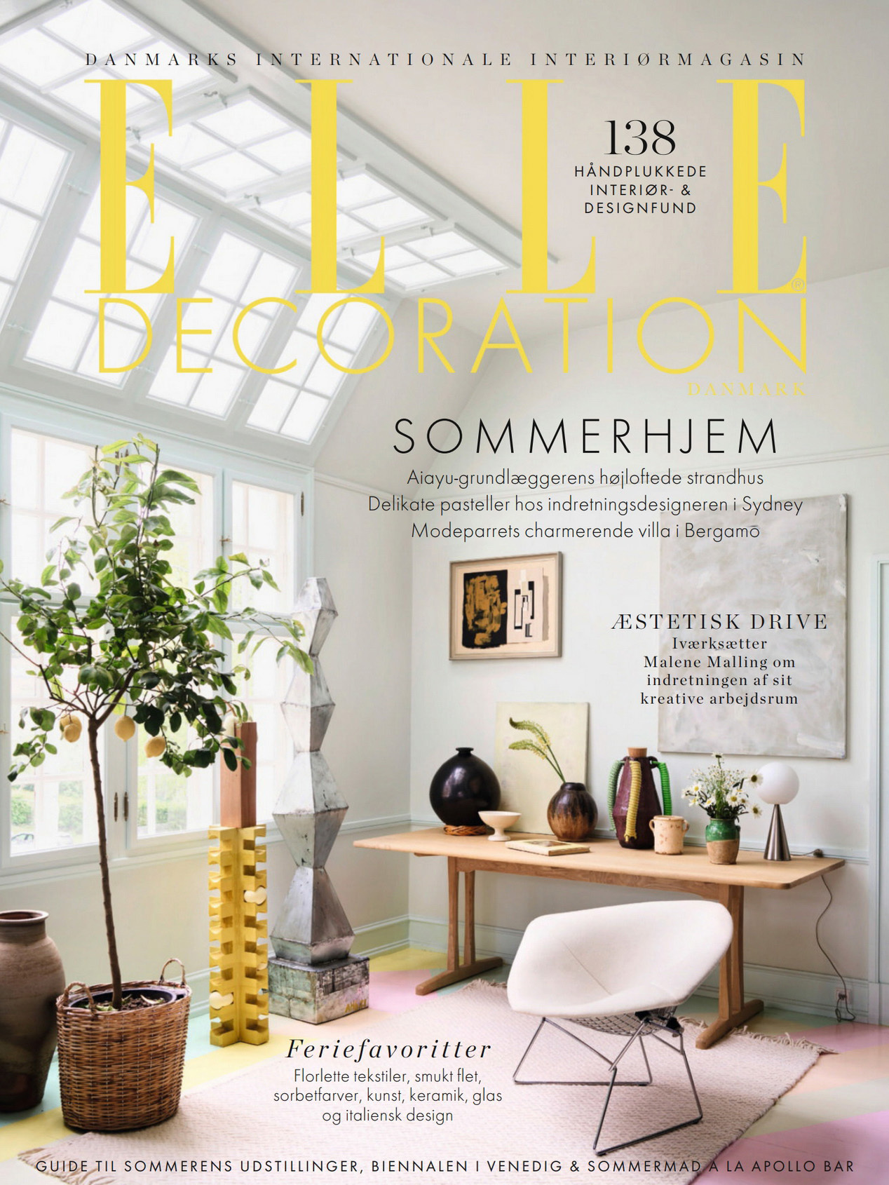 《Elle Decoration》丹麦家居装饰杂志2021年07月号