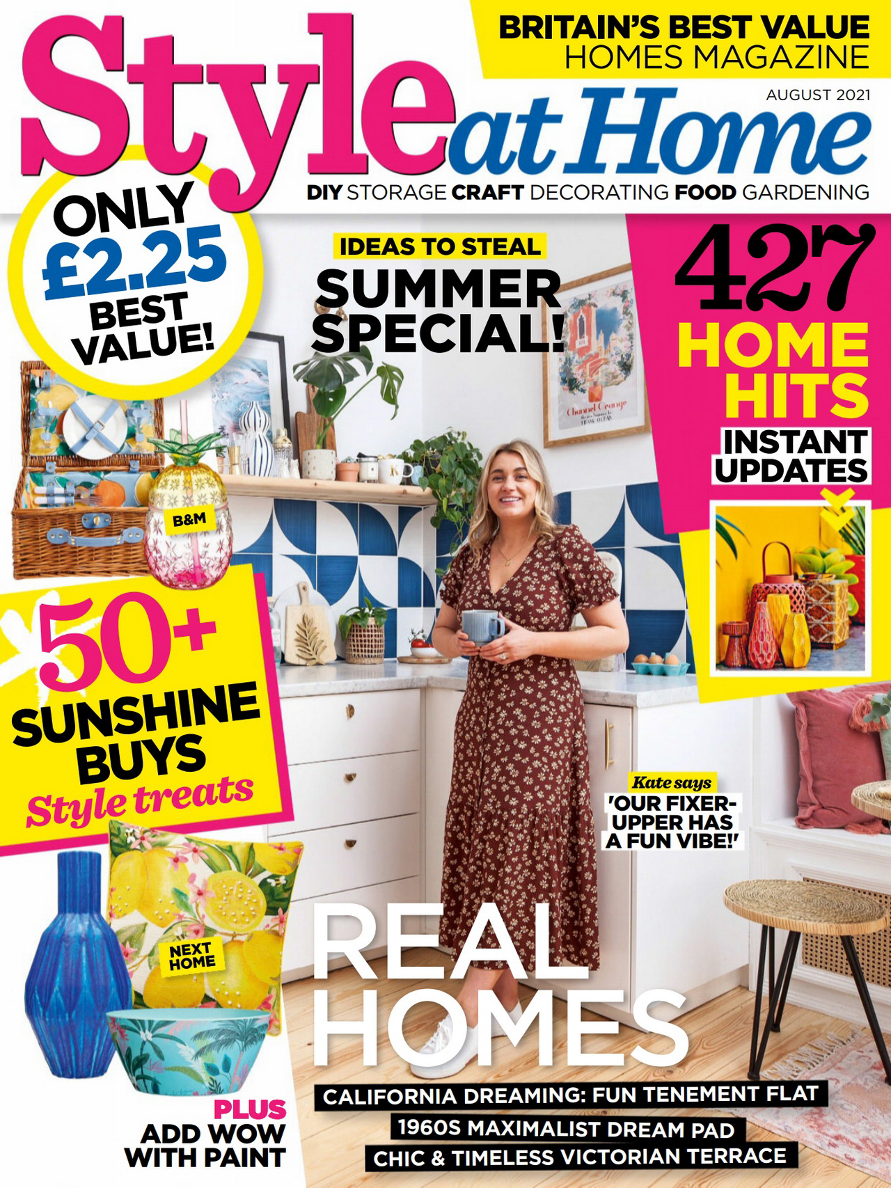 《Style at Home》英国版时尚家居杂志2021年08月号