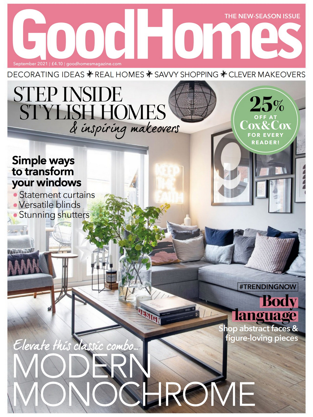 《Good Homes》英国版居家室内设计杂志2021年09月号