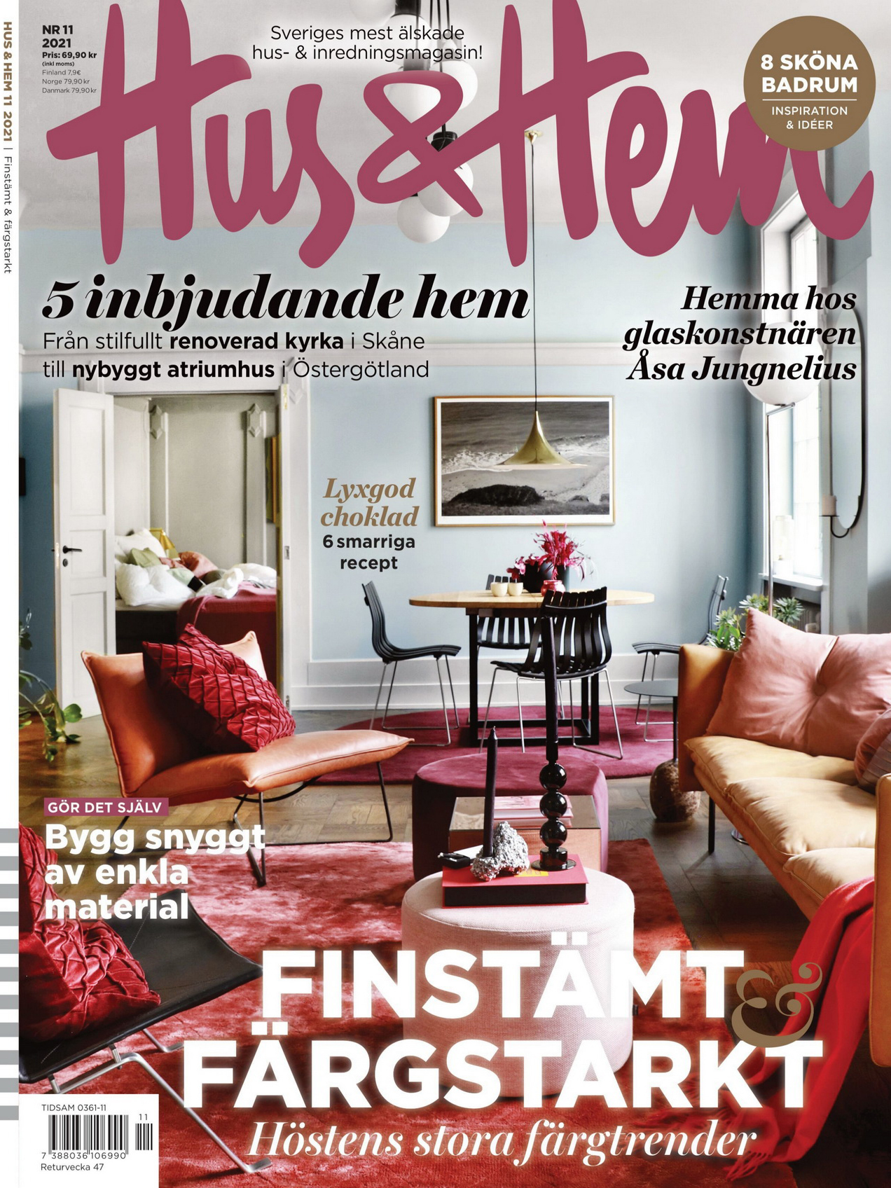 《Hus & Hem》瑞典室内设计趋势杂志2021年11月号