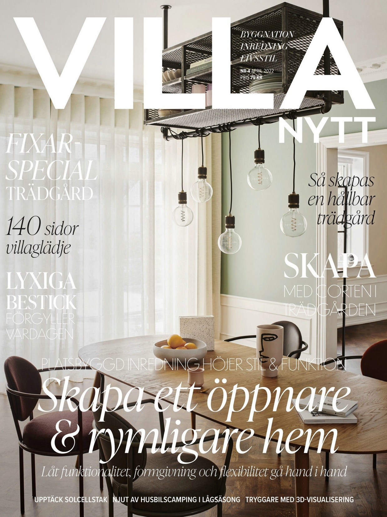 《Villanytt》瑞典室内设计趋势杂志2022年04月号