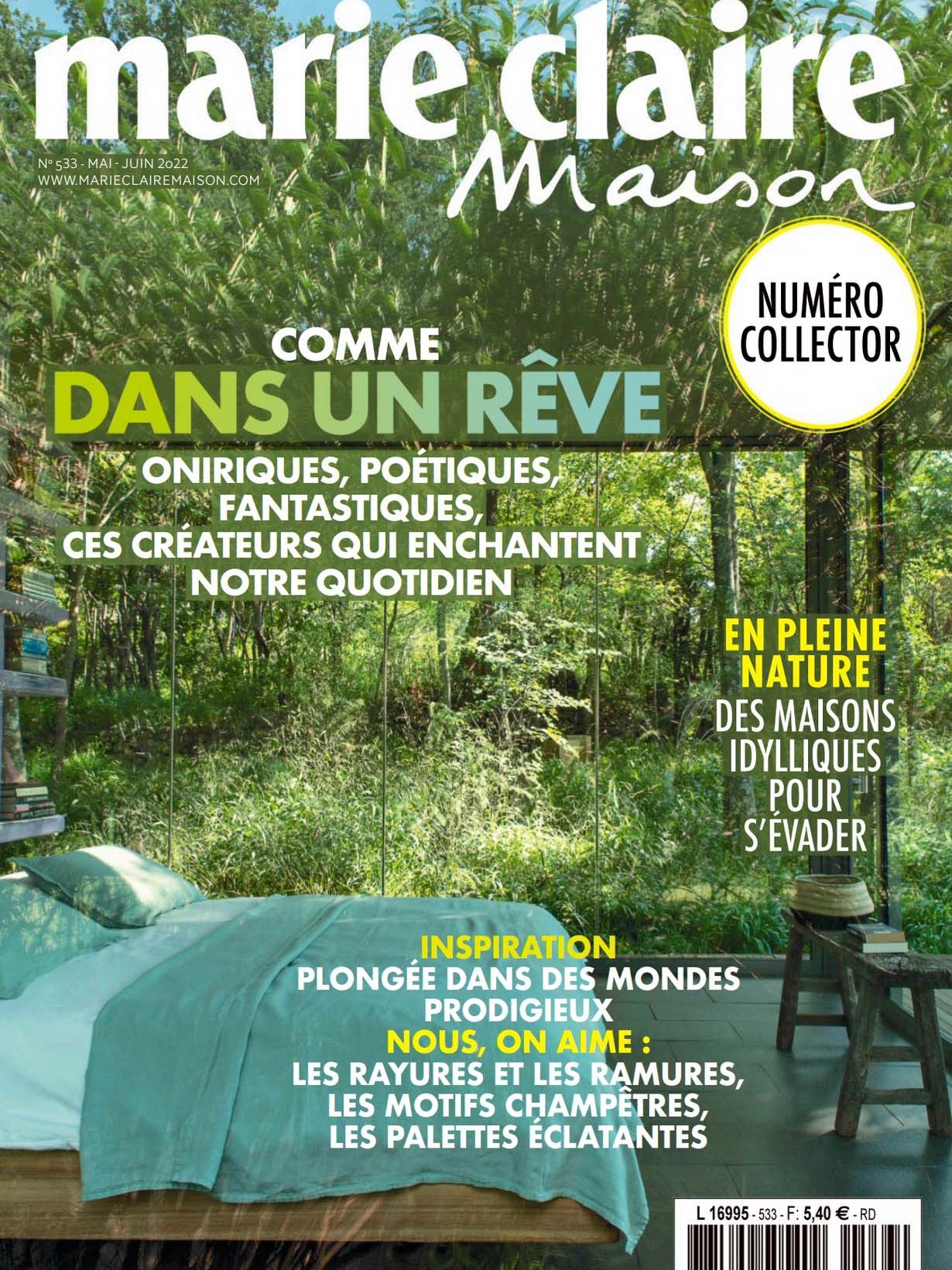 《Marie Claire maison》法国版时尚室内设计杂志2022年05月-2022年06月号