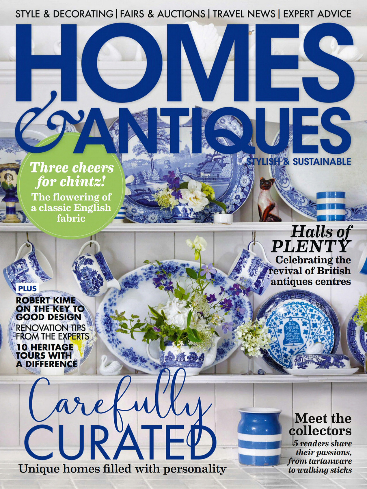 《Homes & Antiques》英国版家纺杂志2022年05月号
