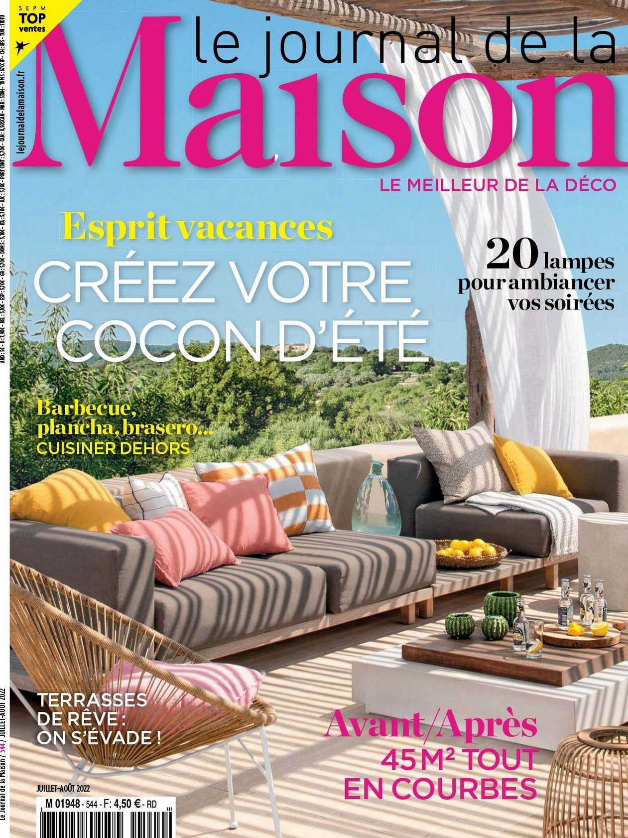 《Le Journal de la Maison》法国版室内装饰设计杂志2022年07月-2022年08月号