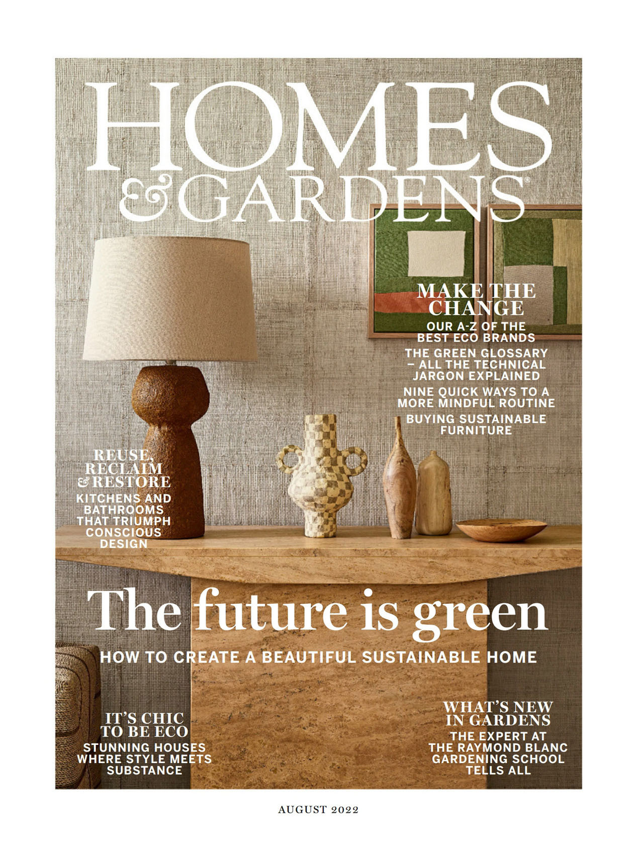 《Homes & Gardens》英国版家纺杂志2022年08月号