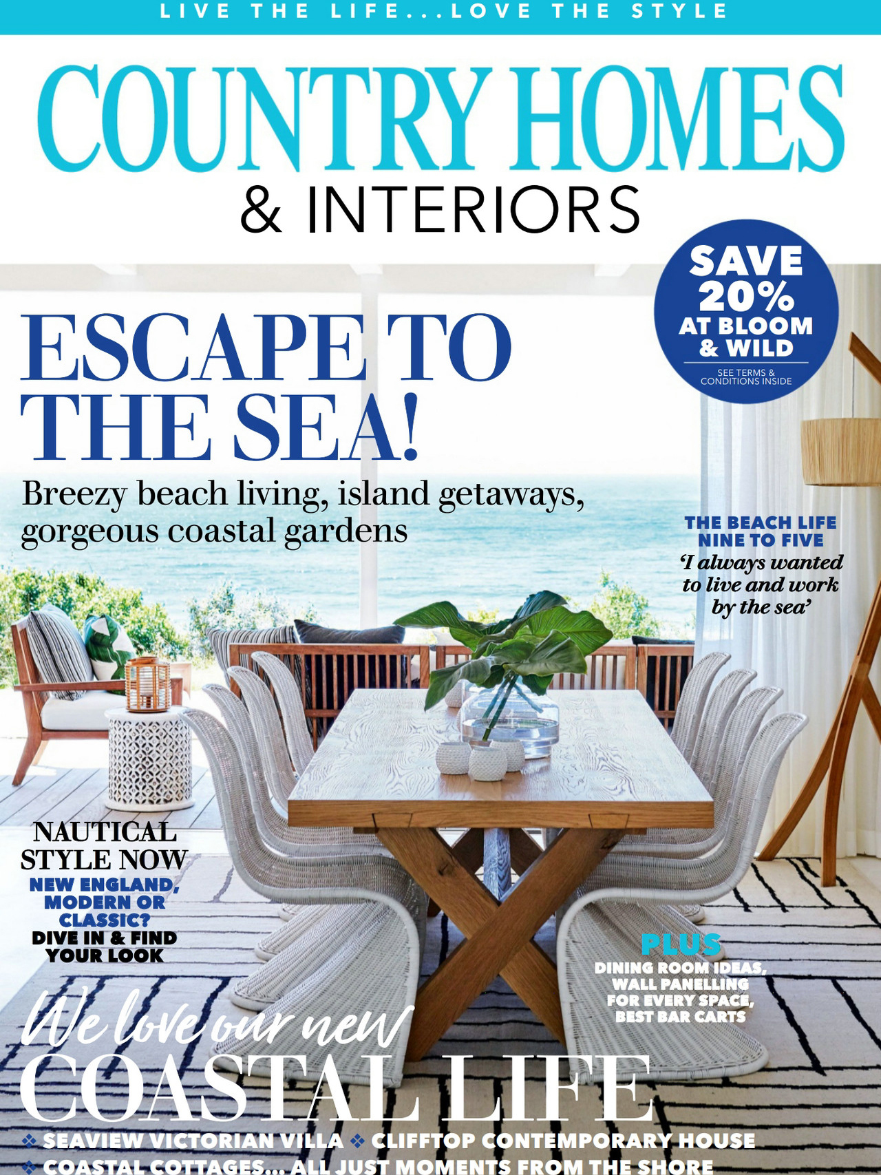 《Country Homes & Interiors》英国家纺杂志2022年08月号