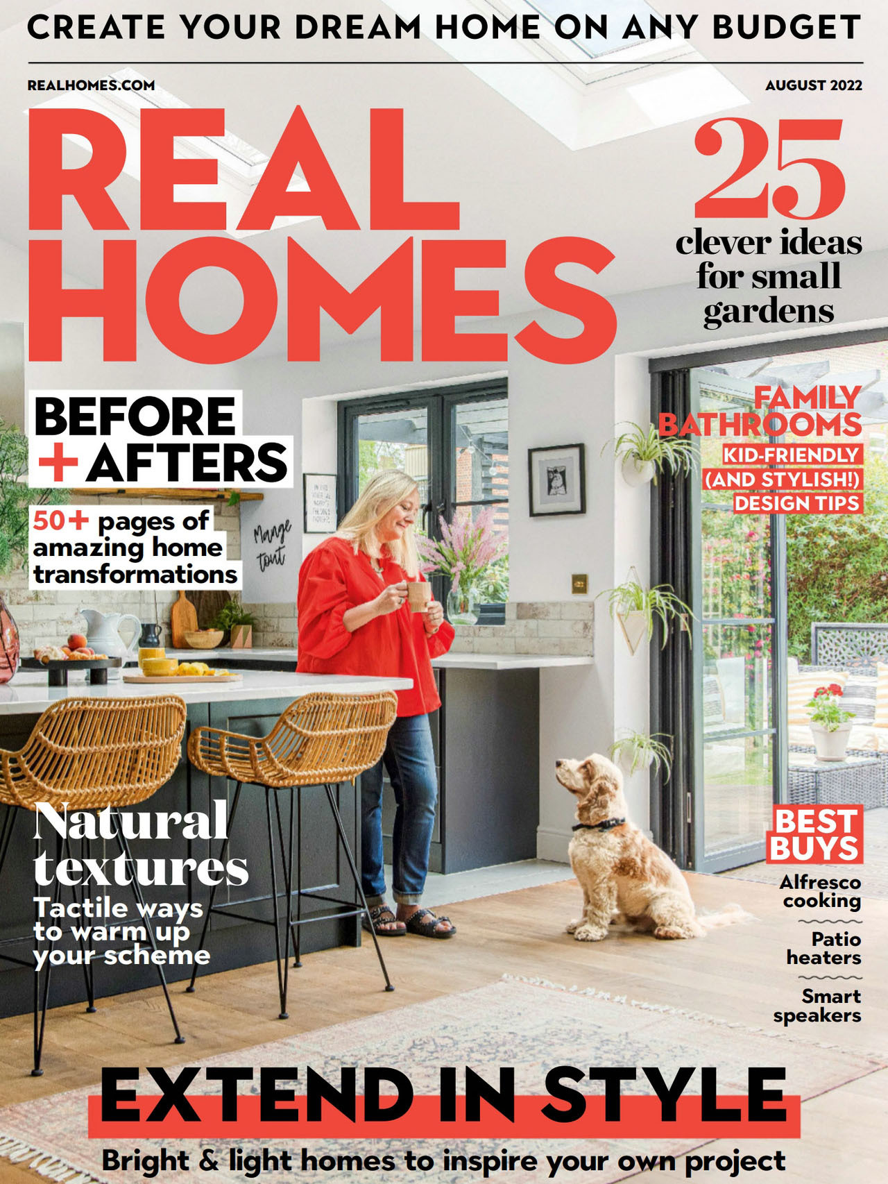 《Real Homes》英国家纺杂志2022年08月号