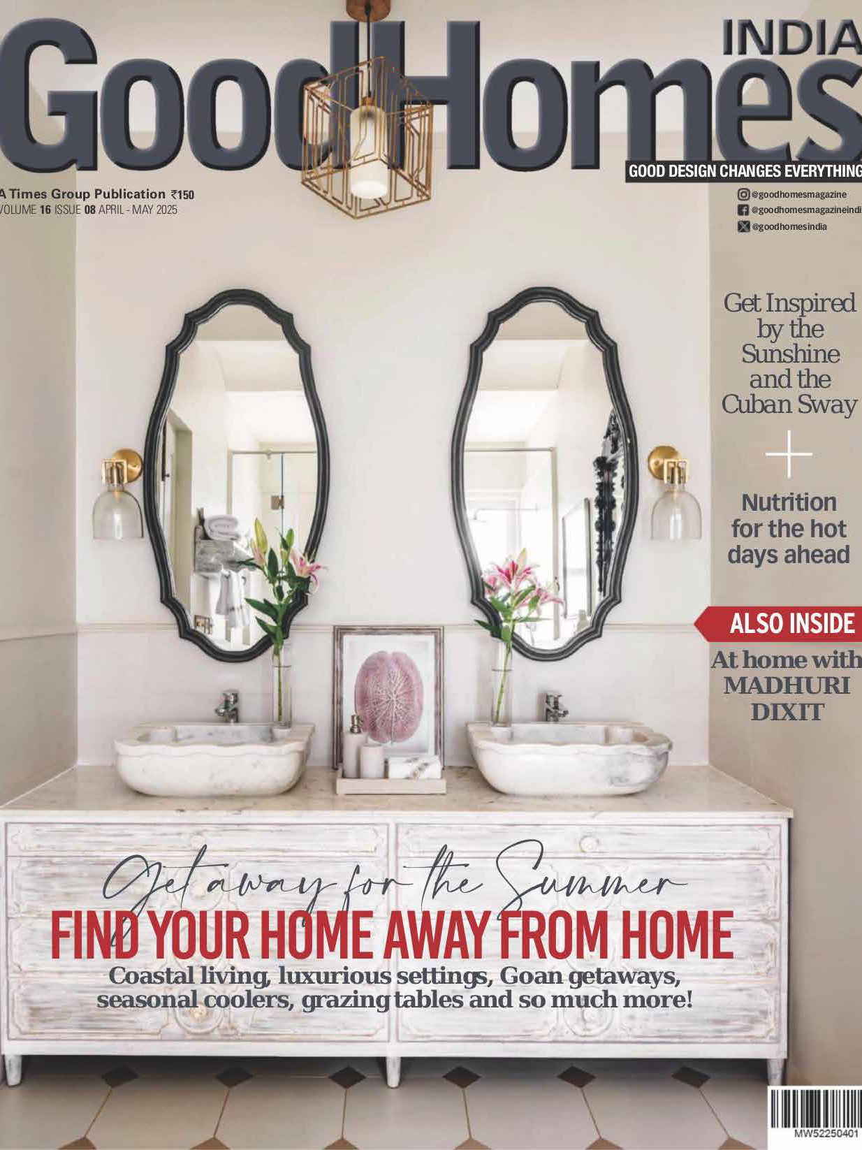 《GoodHomes》印度版居家室內設計雜志2025年04-05月