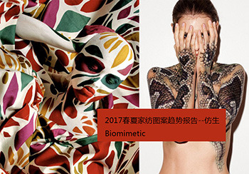 2017春夏家紡圖案趨勢報告--仿生 Biomimetic