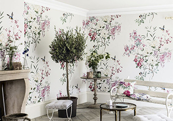 2018秋冬軟裝面料流行趨勢--中式花鳥