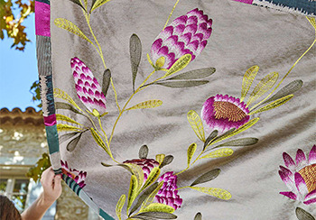 2019春夏家居用品工藝趨勢預測--刺繡