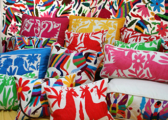 2018春夏床品家居工藝趨勢 | 墨西哥奧托米族刺繡
