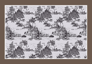21/22秋冬家紡關鍵花型推薦--Toile de Jouy（矢量）