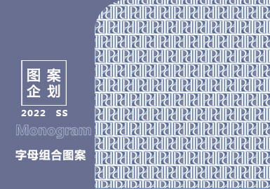 2022春夏家纺图案企划--Monogram风格（矢量）