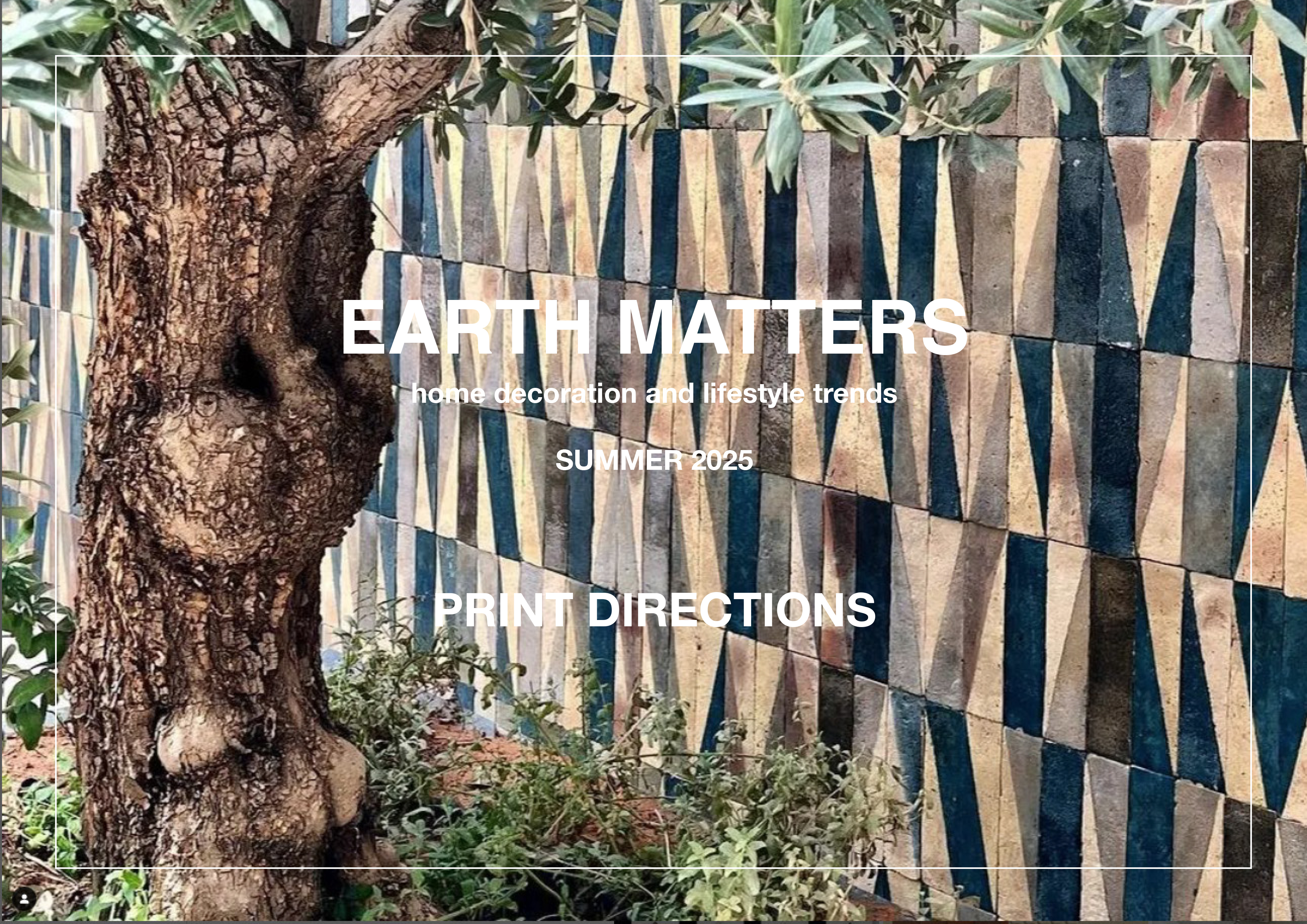 2025春夏家居裝飾和生活方式圖案趨勢(shì)預(yù)測(cè)--EARTH MATTERS 地球的重要性