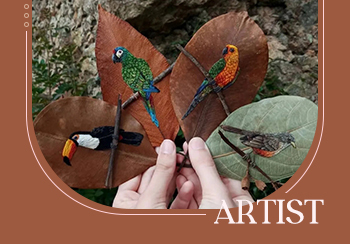 手作藝術(shù)家推薦--鳥鳴繡韻