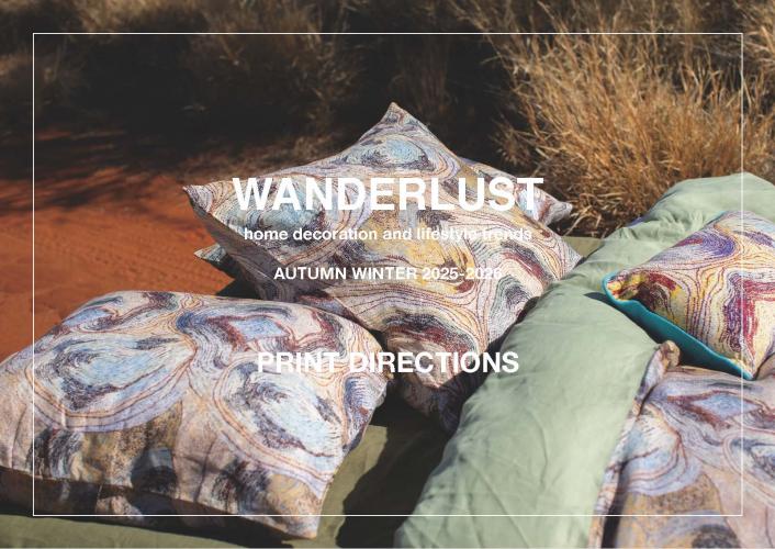 25/26秋冬家居裝飾和生活方式圖案趨勢預測-- WANDERLUST 漫游者